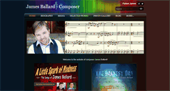 Desktop Screenshot of jamesballardmusic.com